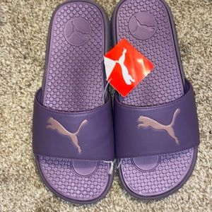 Purple Puma slides